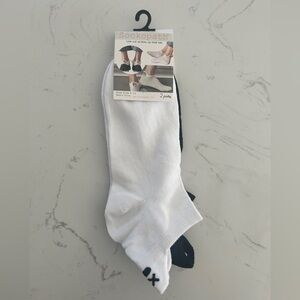 Sockopath Low-Cut Socks with Cute Expression Embroidery (2 Pairs), Size: 4-10